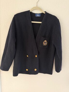 Saint James Vintage Wool Crest Cardigan
